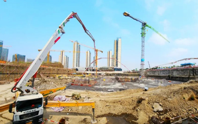 徐工泵車“團建”珠海橫琴科學城！