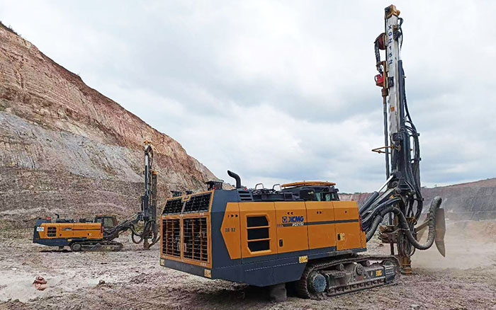 首次進(jìn)軍非洲銅礦！徐工潛孔鉆機(jī)日進(jìn)尺416m