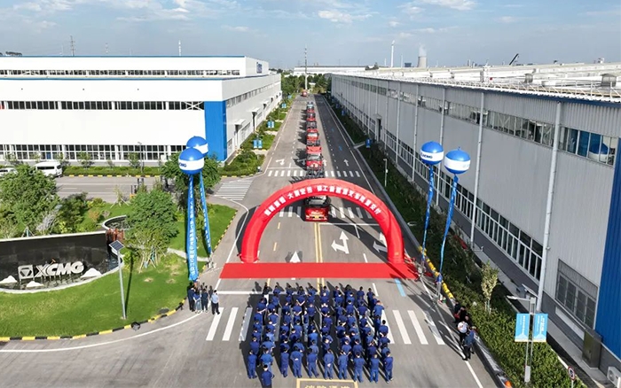 發(fā)車！100+徐工新能源電動叉車盛大交付