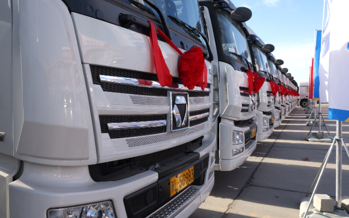 低碳先鋒！徐工天然氣牽引車批量交付西北客戶