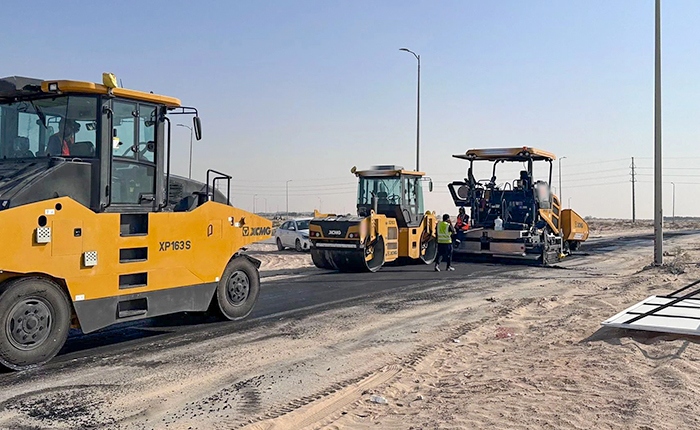 徐工成套化道路設(shè)備助力沙特2030愿景！