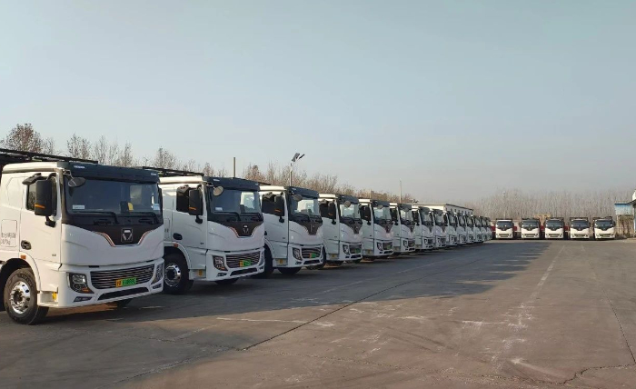 首批交付！徐工純電動(dòng)牽引車開進(jìn)山東聊城