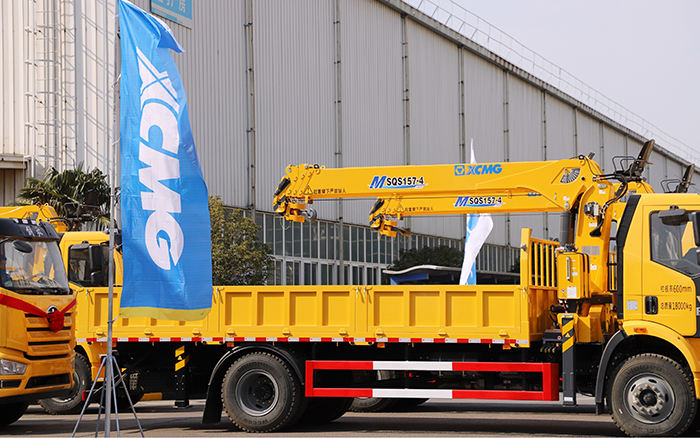 助力城市建設新征程！徐工隨車起重機M SQS157-4批量發(fā)車 