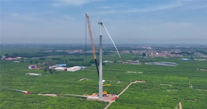 “全球第一吊”再臨燕趙！166米，XCA4000助力華北綠電