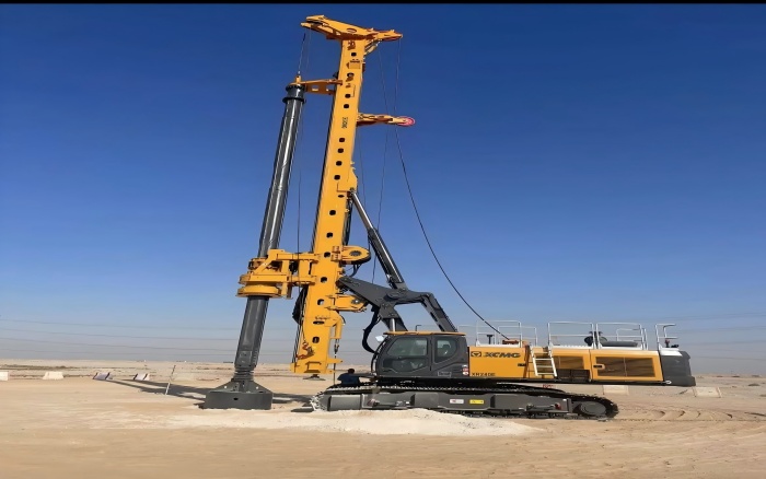 提速中東房建！徐工旋挖鉆機單日累計進尺200m