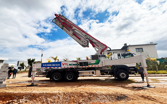 卓越性能|徐工XS43泵車助建摩洛哥！