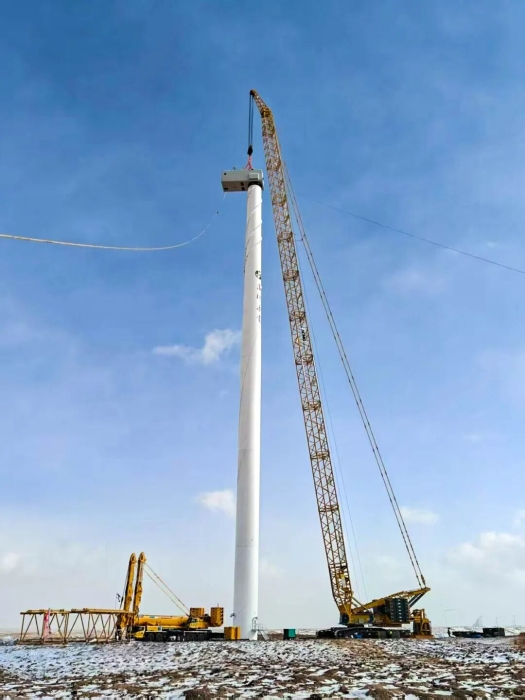 階段任務(wù)圓滿(mǎn)完成！XLC18000M一口氣拿下20臺(tái)風(fēng)機(jī)，為綠色地球加油~