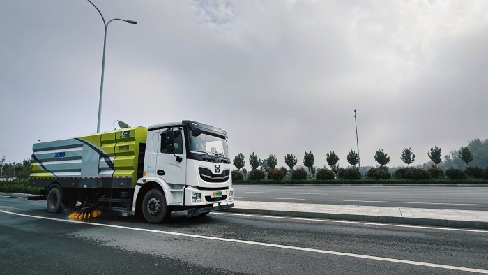 菏澤“迎賓大道”煥新進行時！來看徐工如何支招