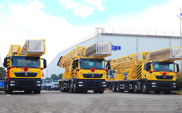 實用為王，破解路橋檢測難題！ 徐工橋梁檢測車批量啟程西部