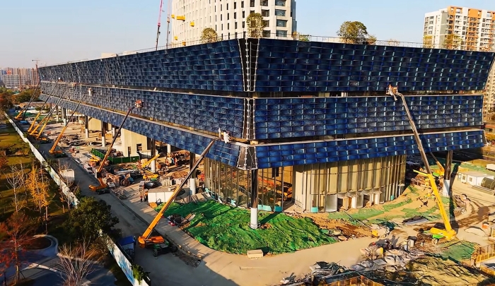 為千年運河“筑舟”！徐工成套化高空作業(yè)平臺助力運河博物館建設